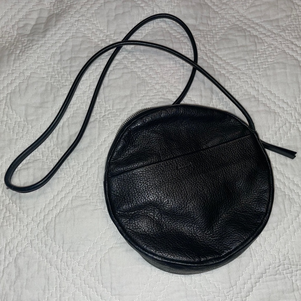 Baggu Leather Circle Bag